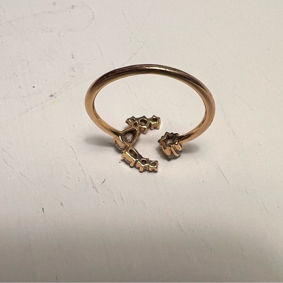 Swavorski Moon & Sun Open Ring - Picture 3 of 5